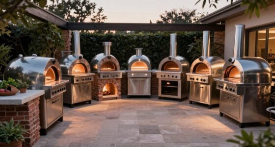 luxury outdoor pizza ovens