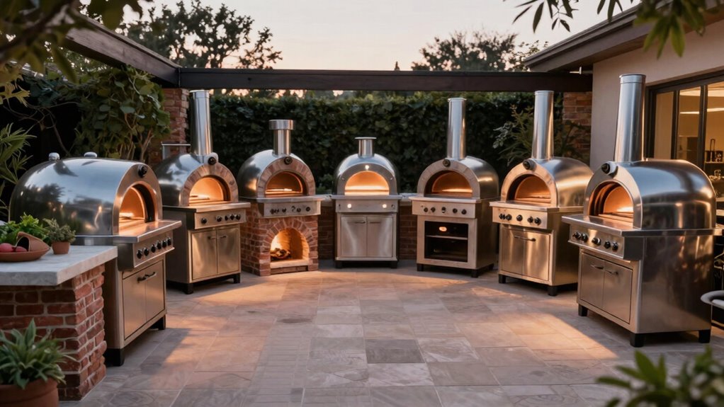 luxury outdoor pizza ovens