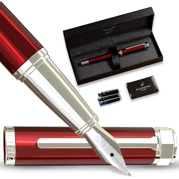 Ellington Luxury Fountain Pen Set with Ink and Gift