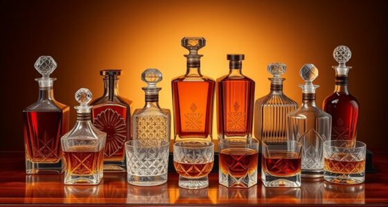 luxury whiskey decanter sets