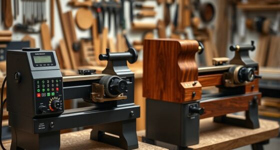 luxury woodworking lathe options