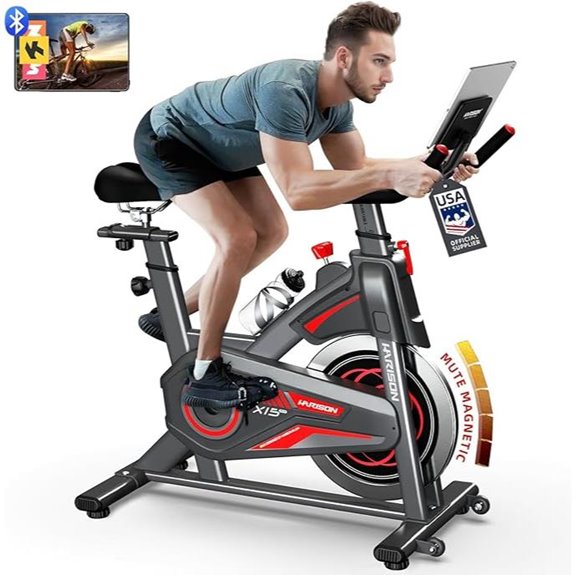 HARISON Magnetic Exercise Bike with Tablet Mount