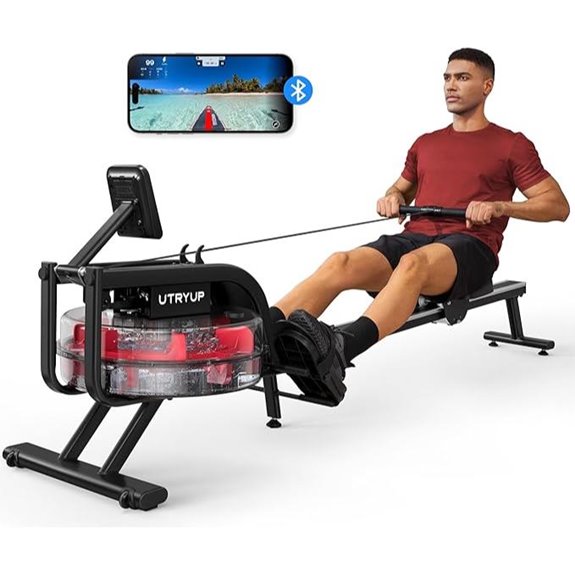Magnetic & Water Rowing Machine 16 Resistance Levels