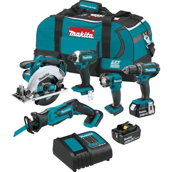 Makita 18V Lxt 5 Piece Cordless Combo Kit