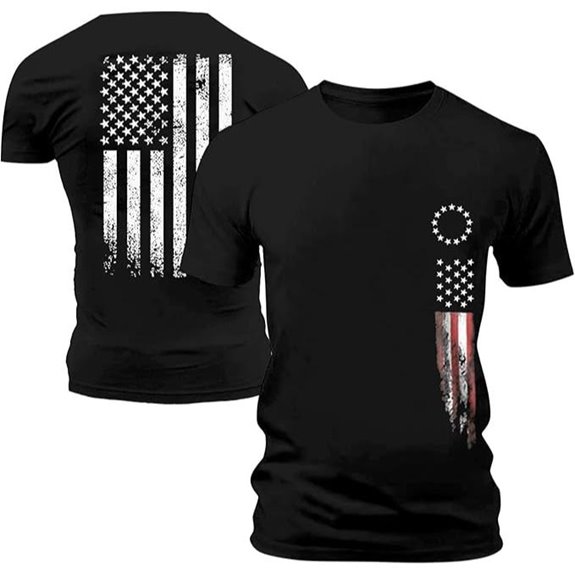 Men's Patriotic 4th of July Flag T-Shirt