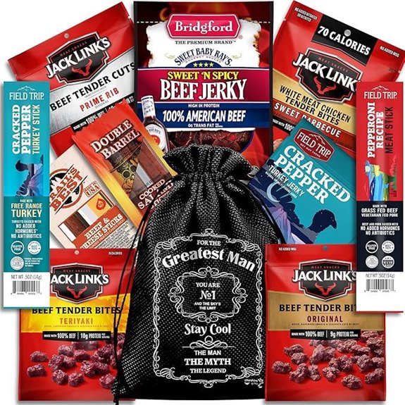 Beef Jerky Gift Basket for Men