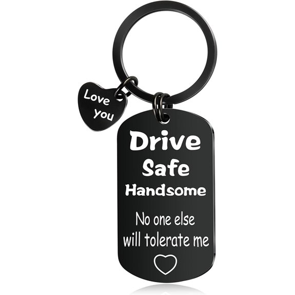 ChunlongFour Drive Safe Keychain for Men and Dad