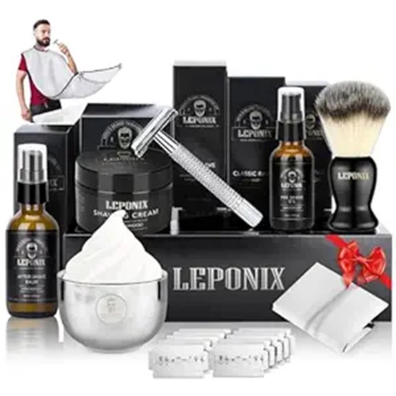 Men’s Shaving Kit Gift Set with Razor & Accessories