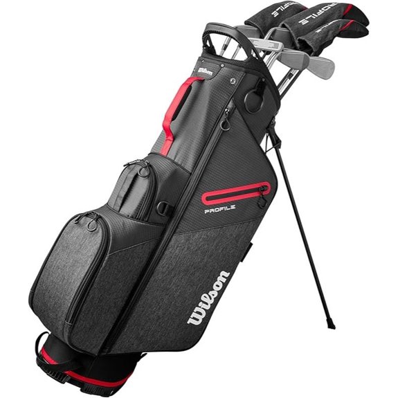 Wilson Men's Profile Golf Set with Stand Bag