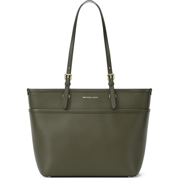 Michael Kors Winston Medium Top-Zip Pocket Tote Bag