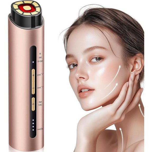 INTEO Microcurrent Facial Device with Red Light Therapy