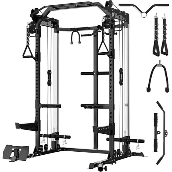 Mikolo Power Cage with Dual Pulley System