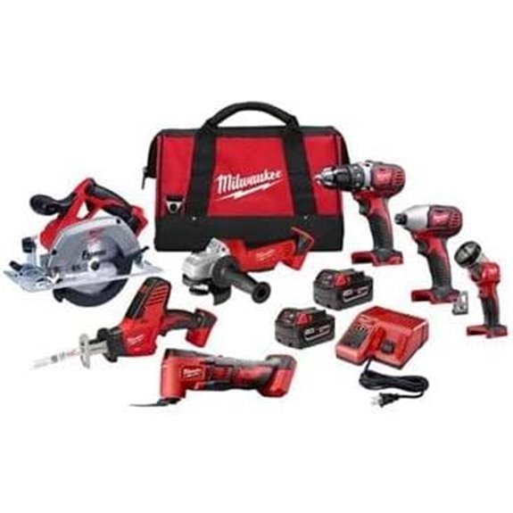 Milwaukee M18 7-Tool Cordless Combo Kit with Batteries