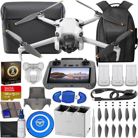 DJI Mini 4 Pro Drone Fly More Combo with Accessories