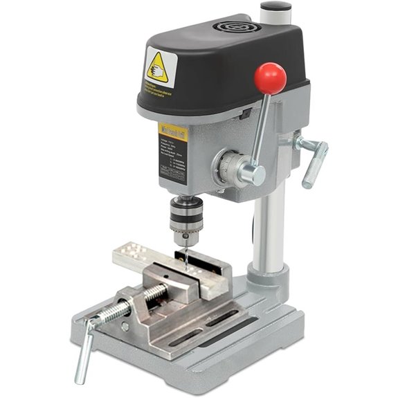 3-Speed Mini Bench Drill Press for DIY Projects