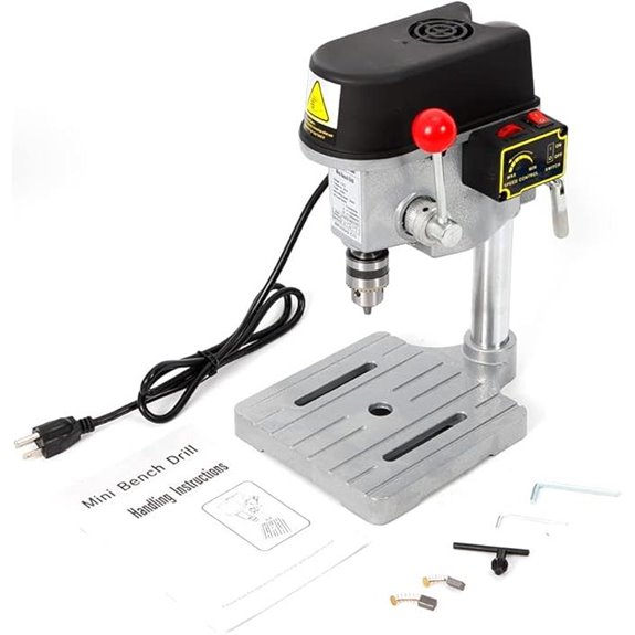 Mini Drill Press Benchtop Rotary Metal Wood Plastic