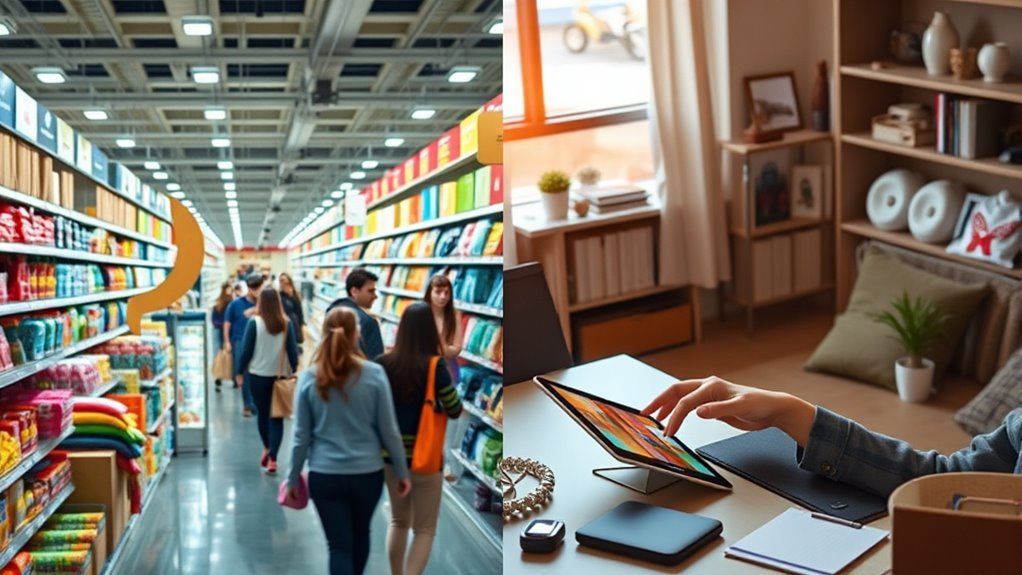 mobile live shopping convenience