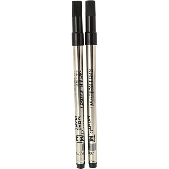 Montblanc Rollerball Refills (M) Black 2-Pack