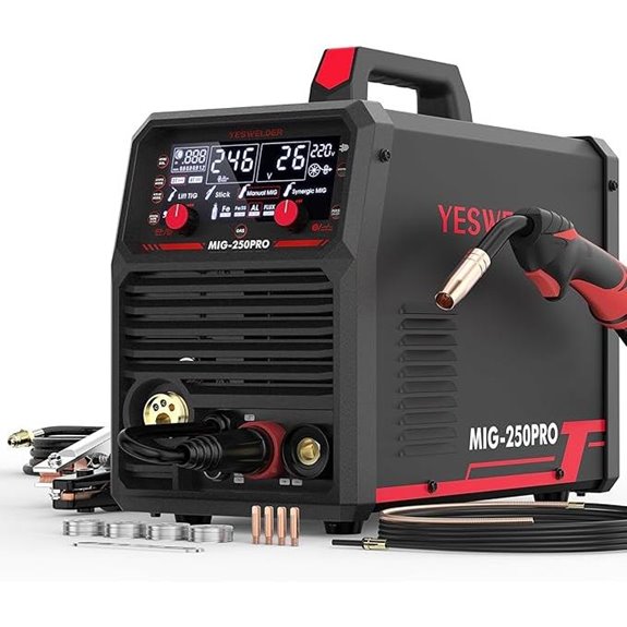YESWELDER MIG-250 Pro 6-in-1 Aluminum Welding Machine