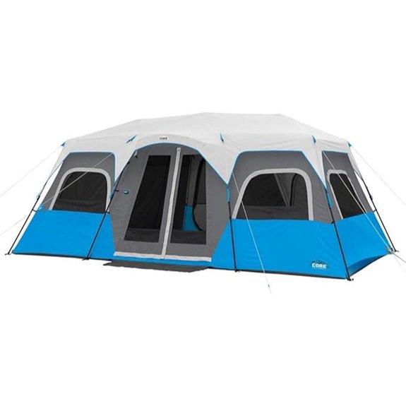 CORE Multi-Room Family Camping Tents with LED Lights