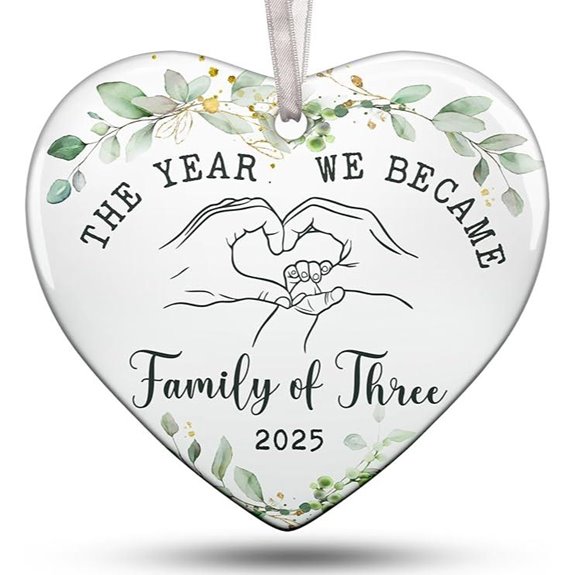 Baby's First Christmas 2025 Ornament for New Families