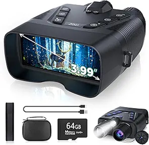 Night Vision Goggles with 4K Camera and 10,000mAh Battery