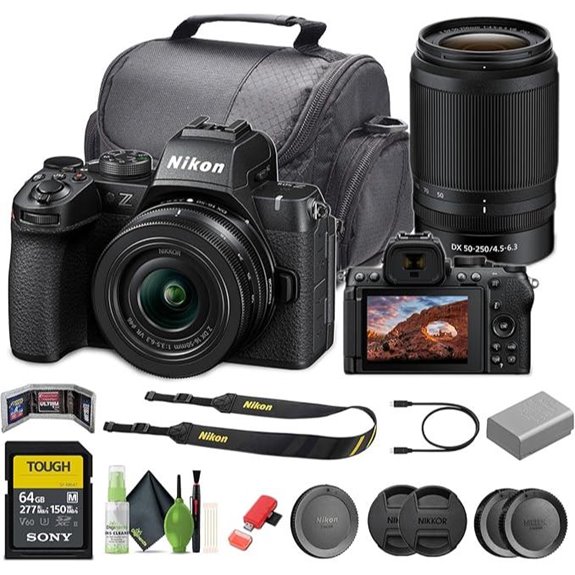 Nikon Z50II Mirrorless Camera Bundle with Lenses