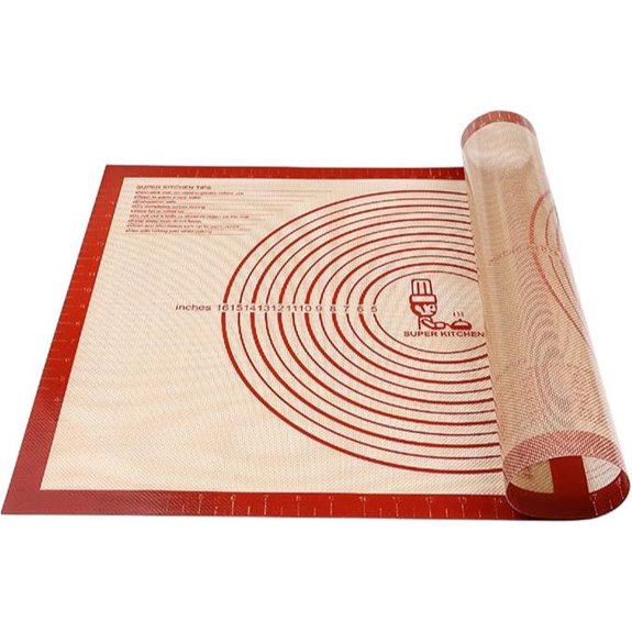 Non-slip Silicone Pastry Mat 28x20 for Baking