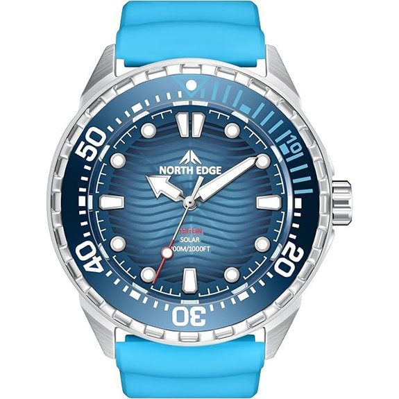 North Edge Solar Dive Watch 300M Water-Resistant