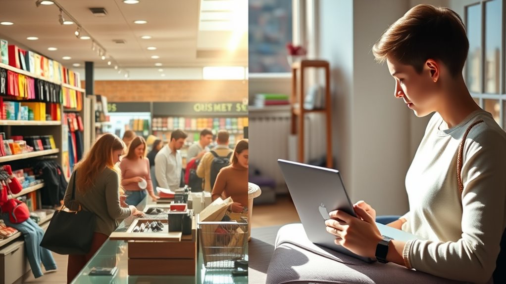 online shopping preferences rising