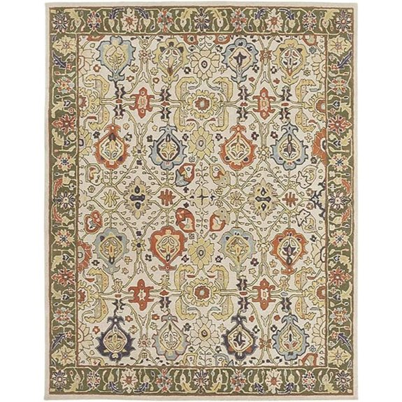 Traditional Oriental Wool Area Rug 9x12
