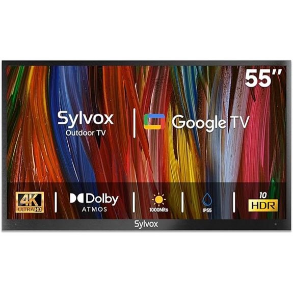 SYLVOX 55 Outdoor 4K Smart TV with Google Assistant