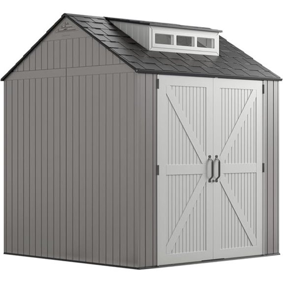 Rubbermaid Outdoor Resin Storage Shed (7x7 ft)
