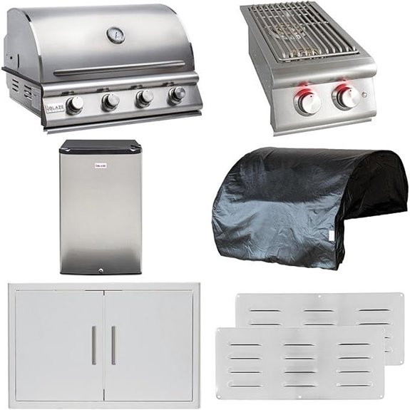 Blaze Prelude Outdoor Gas Kitchen Package (7-Piece)