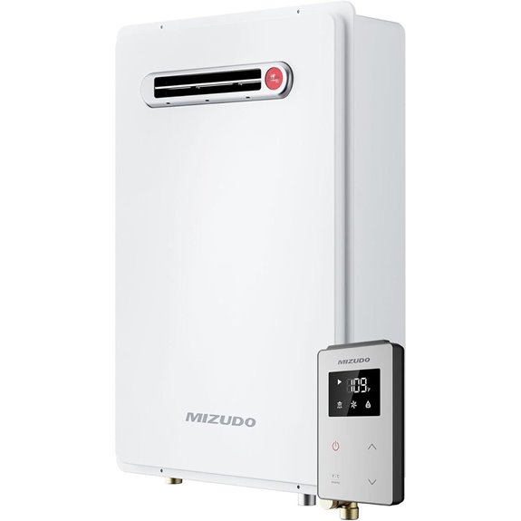 MIZUDO Gas Tankless Water Heater for Outdoors