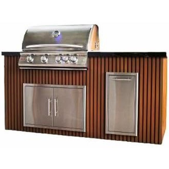 Blaze Outdoor Kitchen Island with Granite Countertop