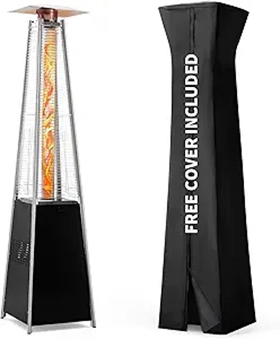 Pamapic 48,000 BTU Pyramid Outdoor Patio Heater