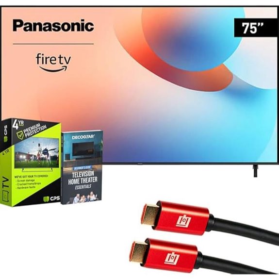Panasonic 75W95AP 75 4K UHD Smart Fire TV Bundle