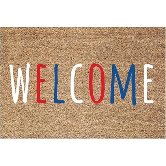 Patriotic Independence Day Door Mat (16x24)