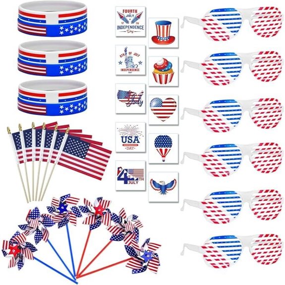 Patriotic 4th of July Veterans Day Party Decorations