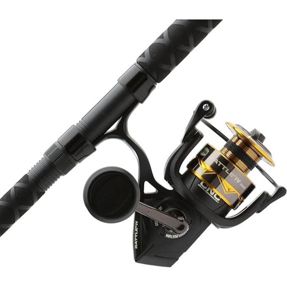 Penn Battle IV Spinning Reel and Fishing Rod Combo