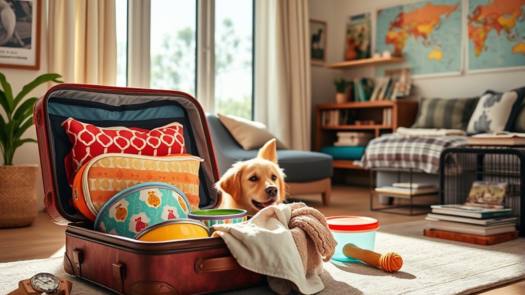 pet travel packing essentials