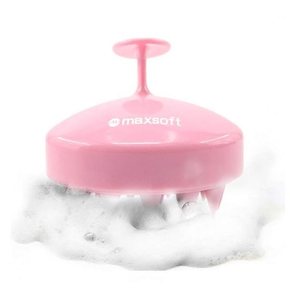 Maxsoft Hair Scalp Massager Shampoo Brush Scalp Care Brush (Pink)