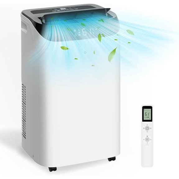 14,000 BTU Portable 3-in-1 Air Conditioner with Remote