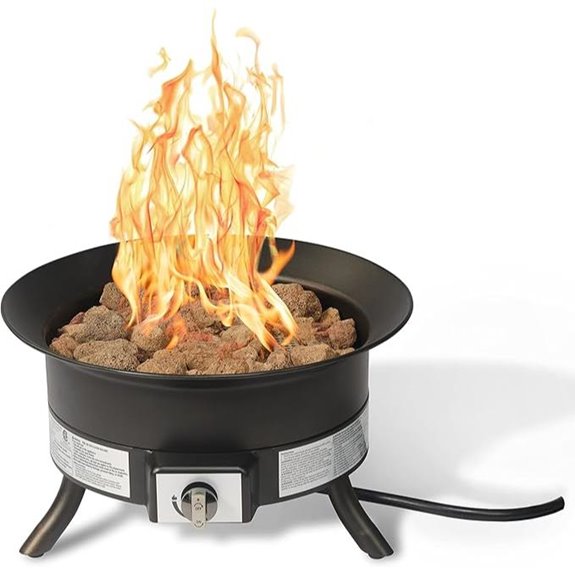 Amazon Basics Portable Propane Fire Pit (19-inch)