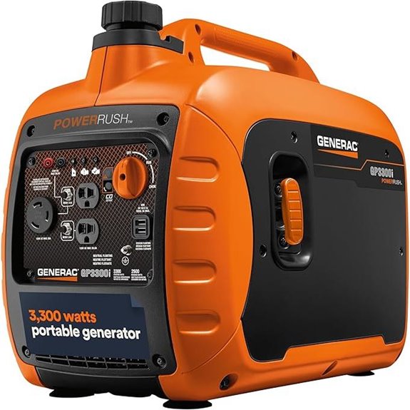 Generac 3,300-Watt Portable Gas Inverter Generator