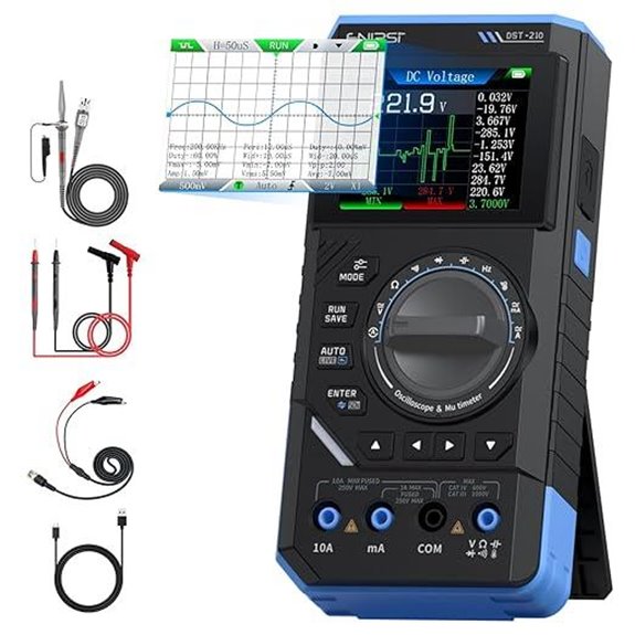 FNIRSI DST-210 Handheld Oscilloscope 3-in-1