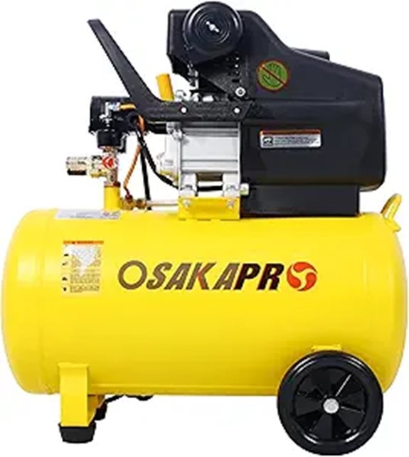 4.5HP Portable 13-Gallon Air Compressor with Wheels