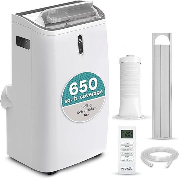 SereneLife 14,000 BTU Portable Air Conditioner