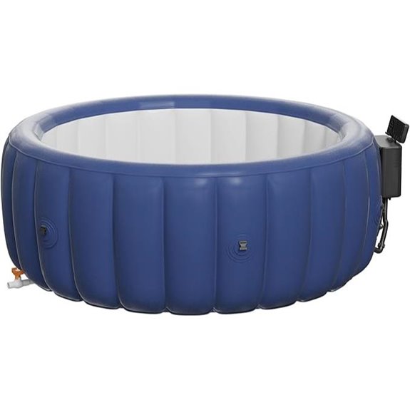 Portable 2-4 Person Inflatable Hot Tub with Jets